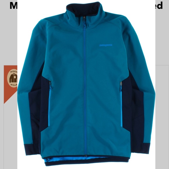 NWT PATAGONIA Adze Hybrid Jacket NEW WITH TAGS Underwater Blue Size XXL - Picture 2 of 16